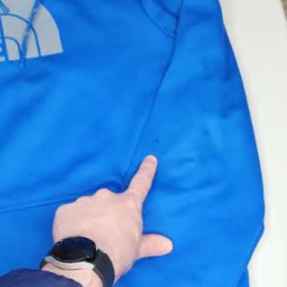 The North Face Pullover Hoodie. Brilliant Blue Men's Size Medium